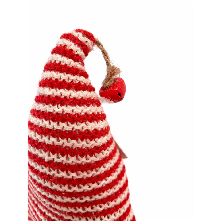 Alsaba Home - Deko-Wichtel aus Holz mit Gestrickter Mütze