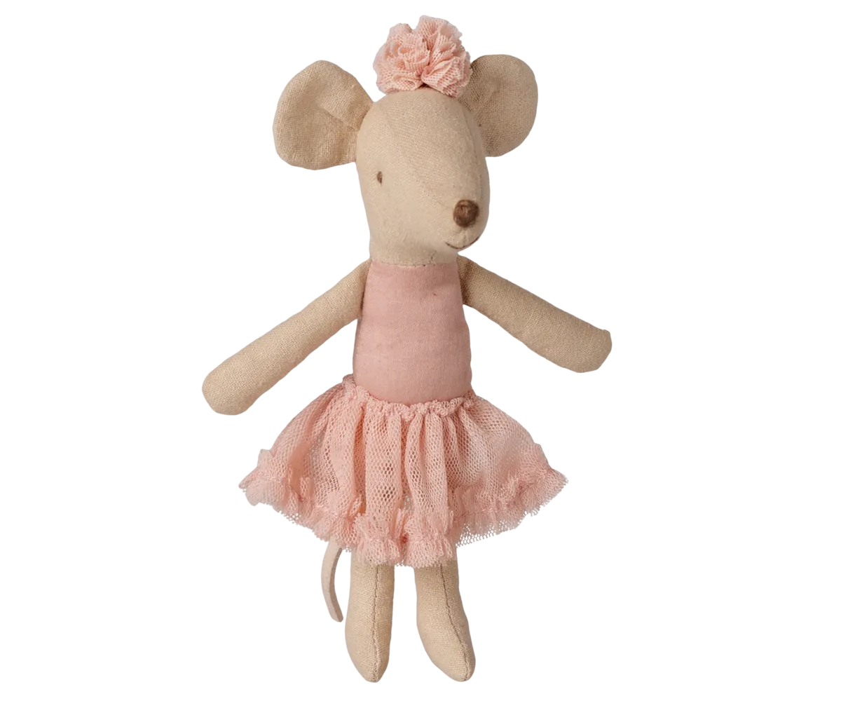 Maileg - Ballerina-Maus, große Schwester - Hellmeliert