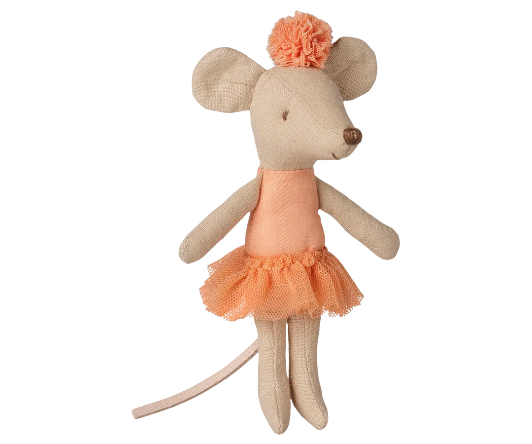 Maileg - Ballerina Maus, kleine Schwester - Aprikose