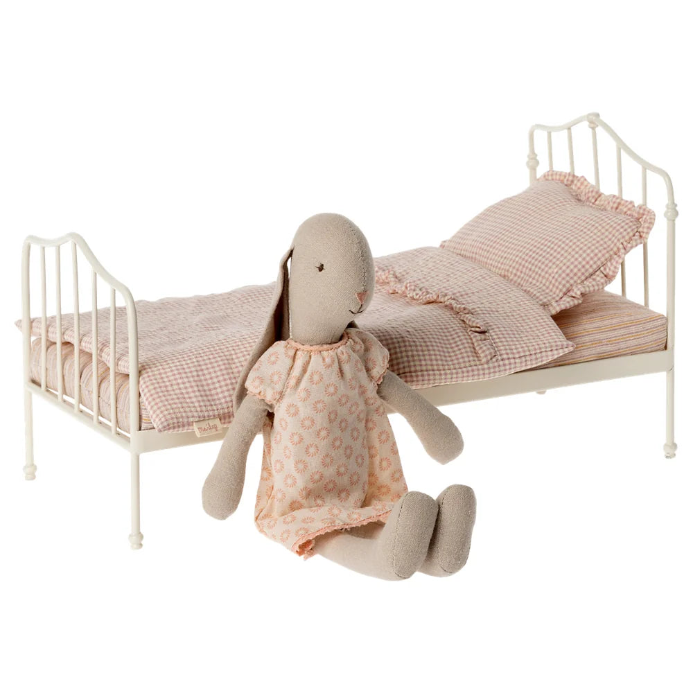 Maileg - Miniaturbett, Mini - Lila