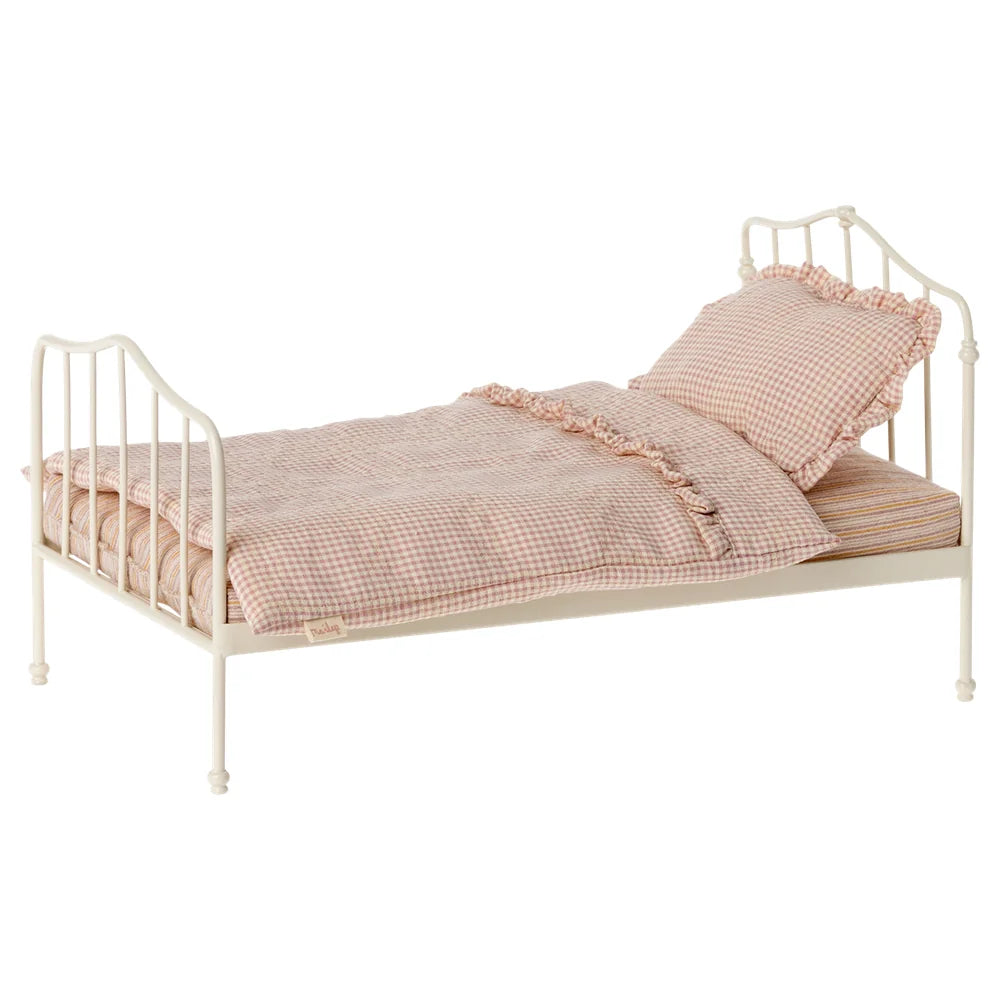 Maileg - Miniaturbett, Mini - Lila
