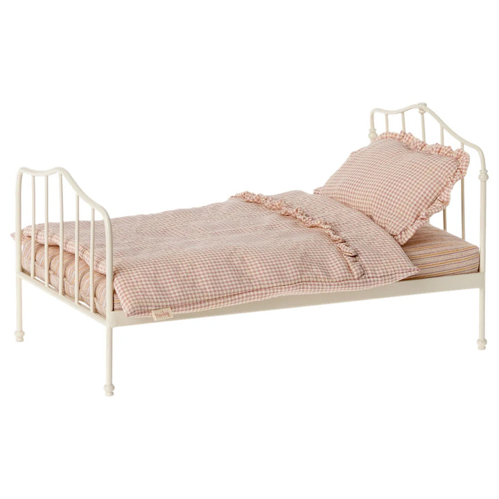 Maileg - Miniaturbett, Mini - Lila