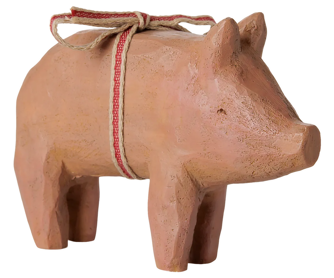Maileg - Schwein mit Band, Medium