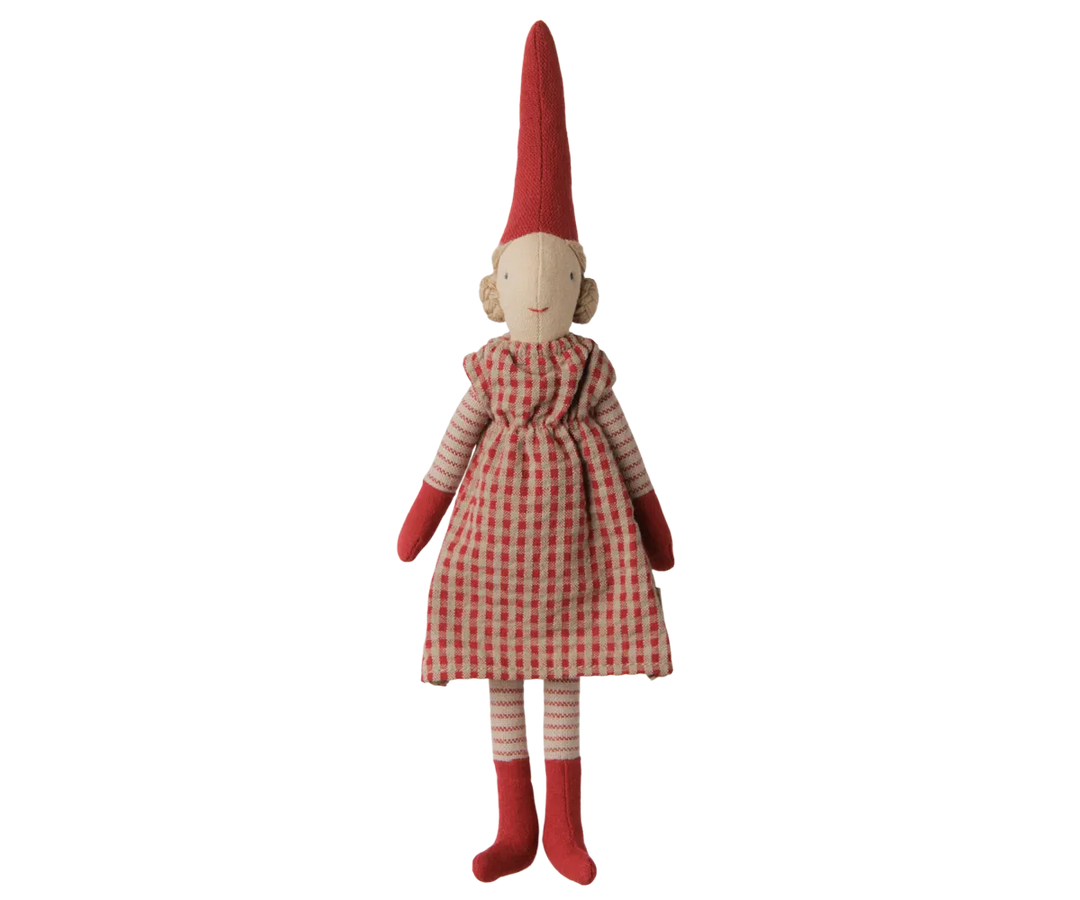 Maileg - Pixy, Größe 1 - Mädchen - Rotes Kleid