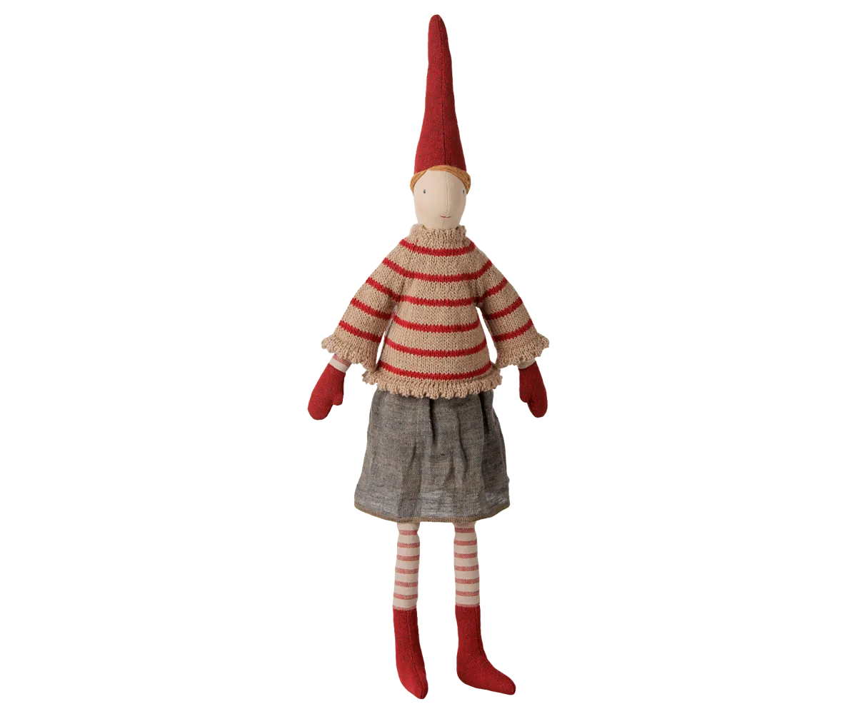 Maileg - Pixy, Größe 3 - Mädchen - Gestrickter Pullover gestreift