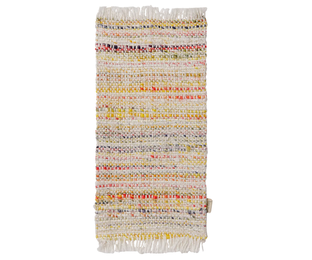 Maileg - Teppich, Miniatur, Medium - Mehrfarbig gestreift