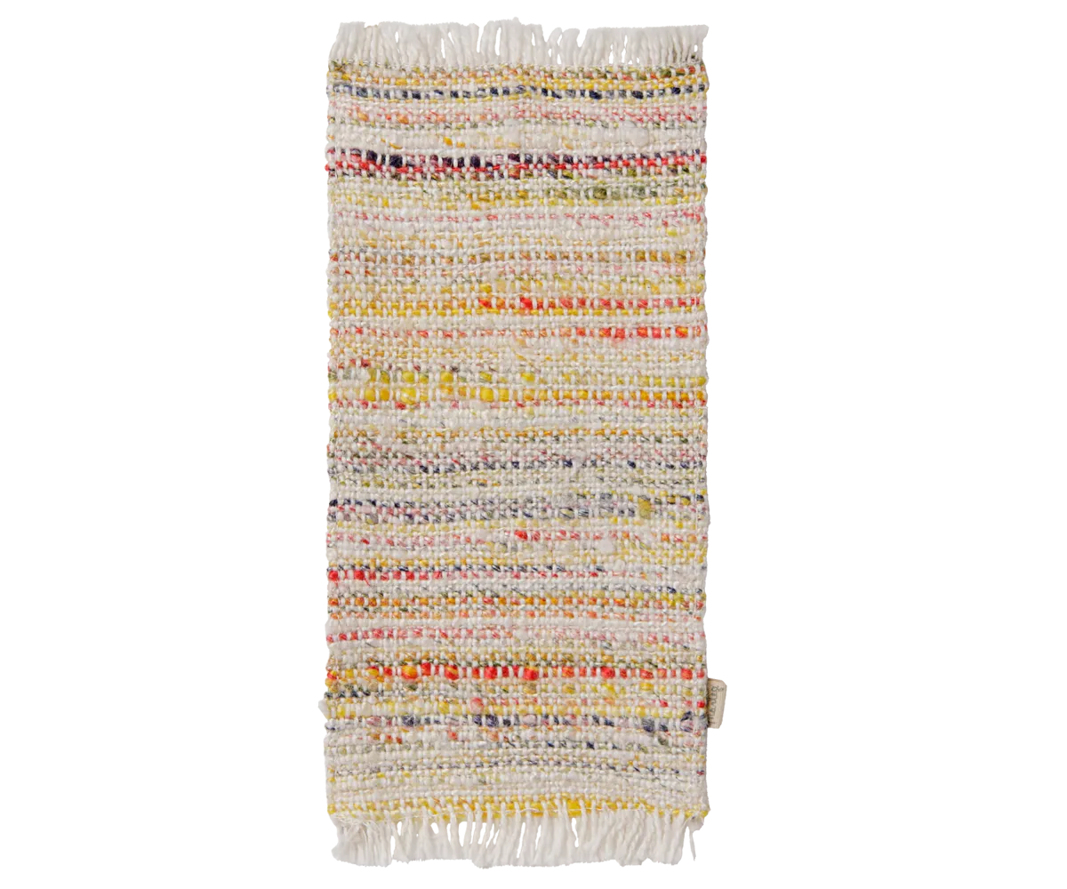 Maileg - Teppich, Miniatur, Medium - Mehrfarbig gestreift