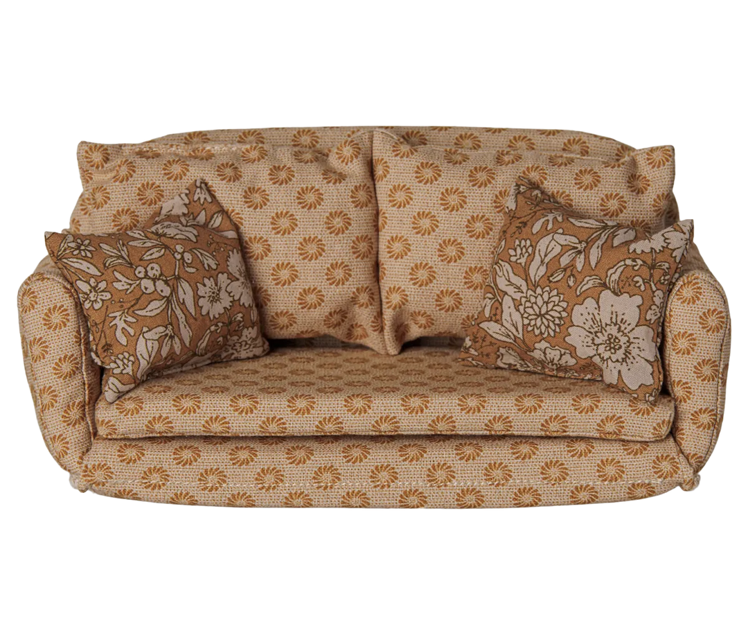 Maileg - Schlafsofa, Maus, Groß - Ocker