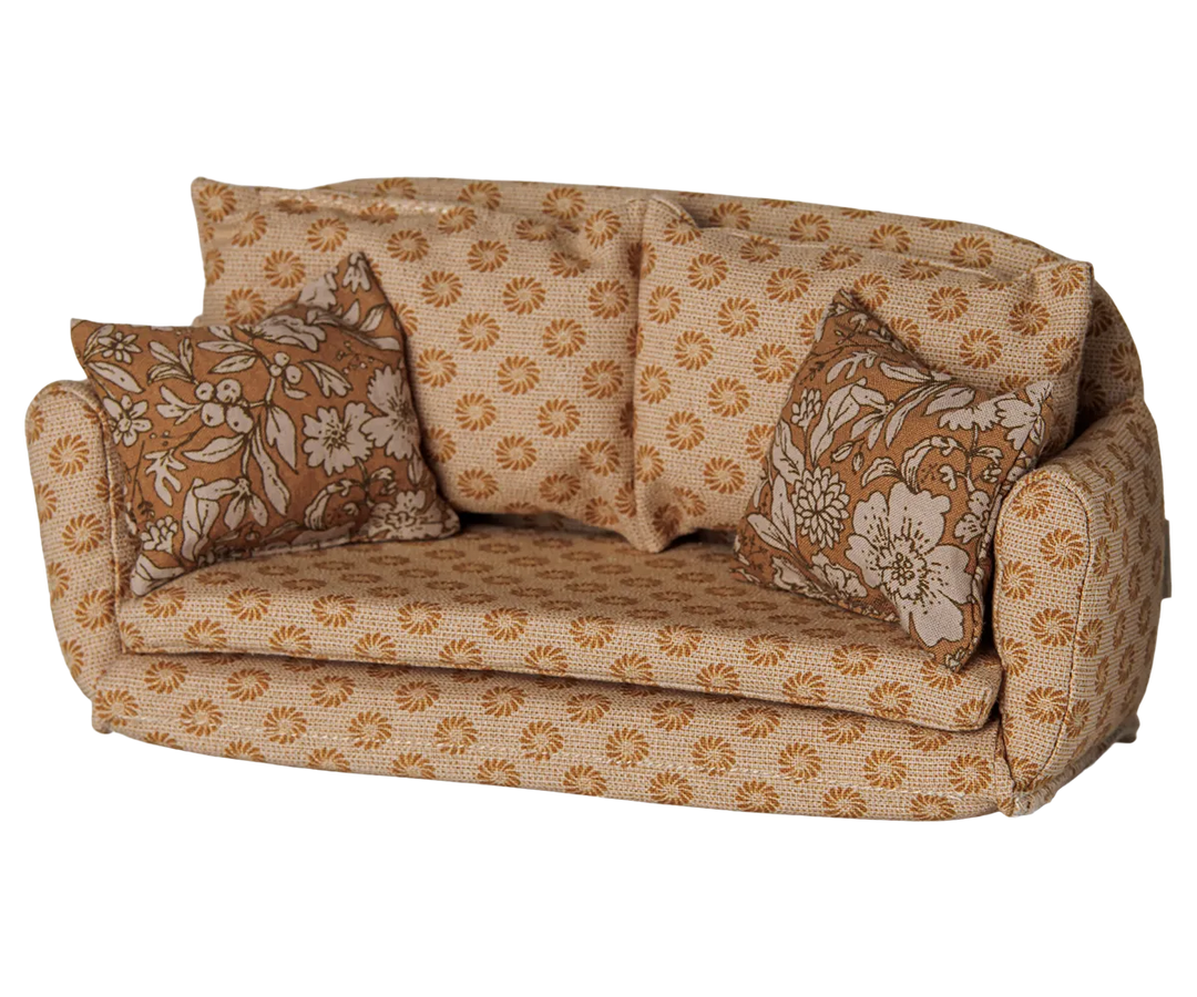 Maileg - Schlafsofa, Maus, Groß - Ocker