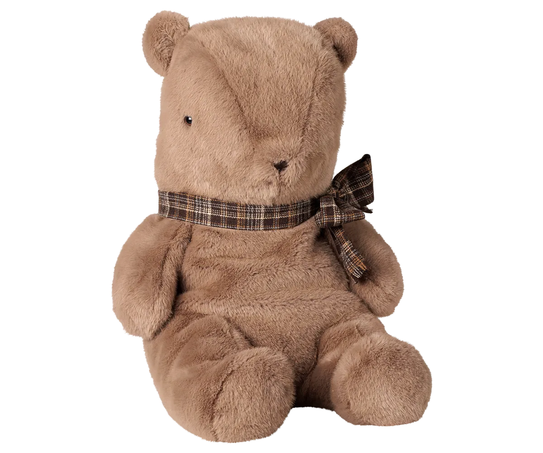 Maileg - Teddybär Plüsch, Groß - Dunkler Pilz