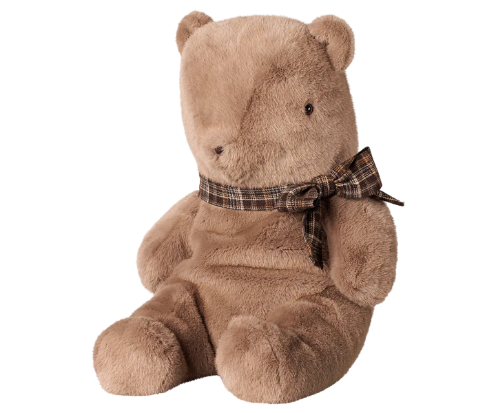 Maileg - Teddybär Plüsch, Groß - Dunkler Pilz