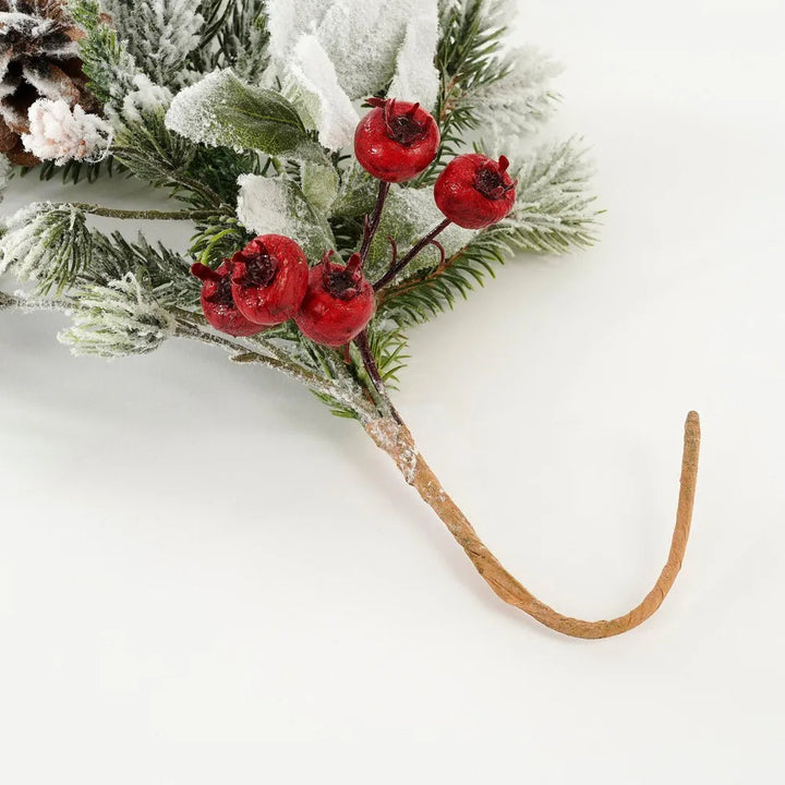 Mica Decorations Weihnachtsgirlande Verschneite Grün