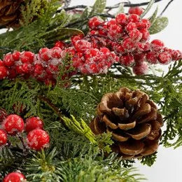 Mica Decorations Dekokranz Künstlicher Beeren Rot