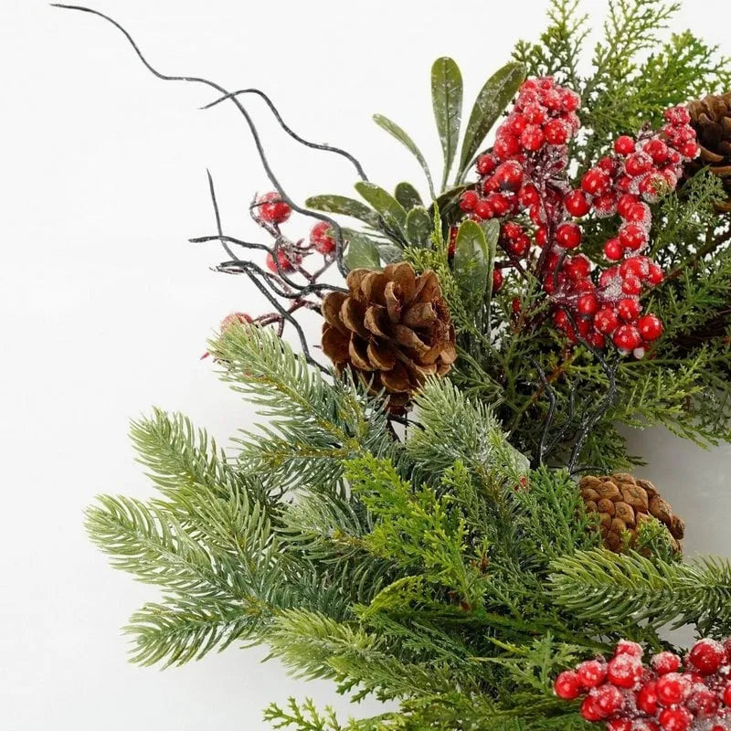 Mica Decorations Dekokranz Künstlicher Beeren Rot