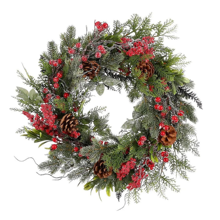 Mica Decorations Dekokranz Künstlicher Beeren Rot