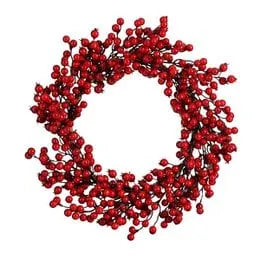Mica Decorations Dekokranz Weihnachtskranz Rot 50 cm