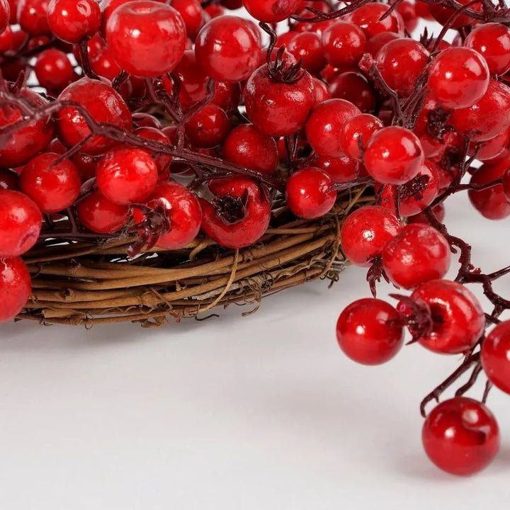 Mica Decorations Dekokranz Weihnachtskranz Rot 50 cm