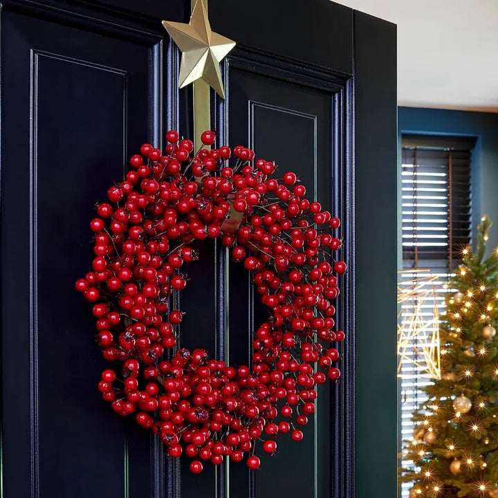 Mica Decorations Dekokranz Weihnachtskranz Rot 50 cm