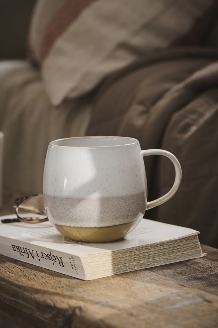 Ib Laursen - Tasse Agneta mit mustard Muster