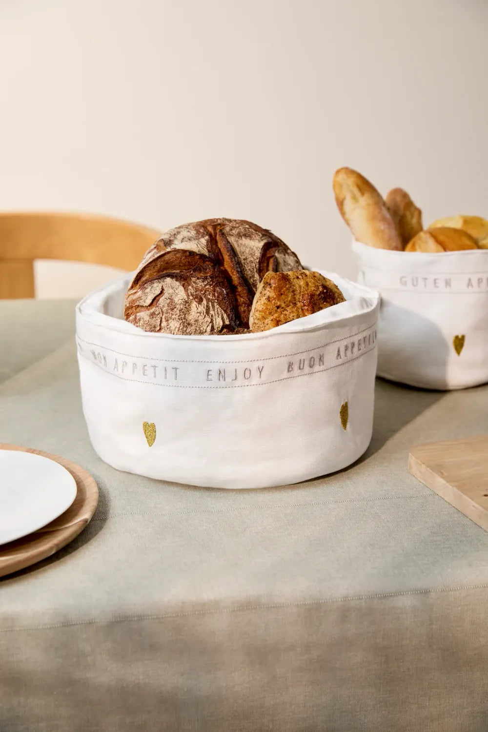 Räder Brotkorb Guten Appetit Groß aus Baumwolle