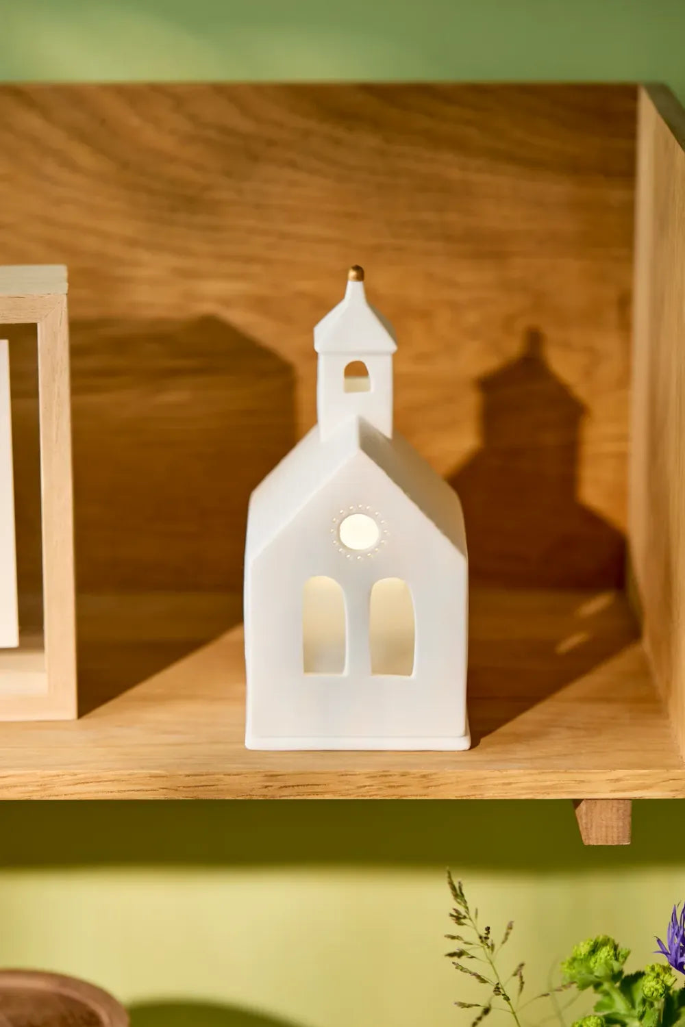 Räder Lichthaus Kapelle Porzellan Weiß 14,8 cm
