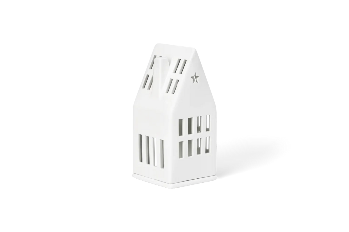 Räder Lichthaus Mini Traumhaus Porzellan Weiß