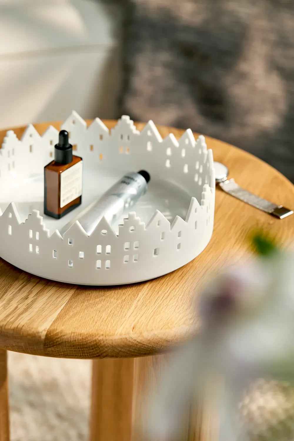 Räder Dekoschale Porzellanschale Stadt Weiß 20,00 cm