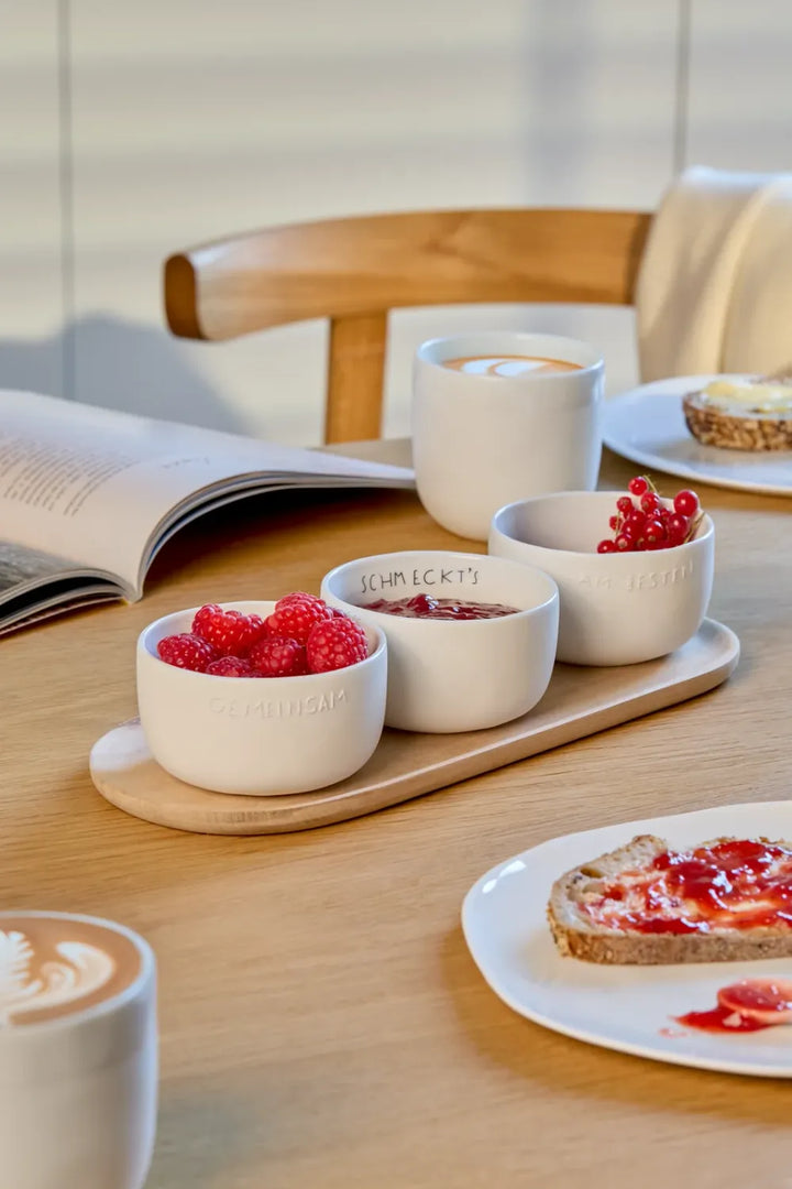 Räder Servierschale Schalenset Guten Morgen Weiß