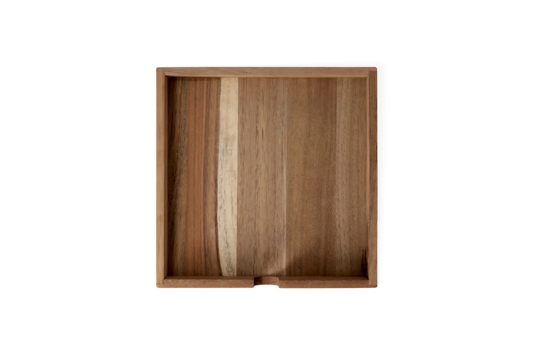 Räder Serviettenhalter Herz Akazienholz Set Braun