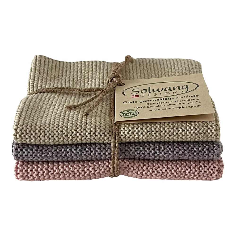 Solwang - Nordic Flora – BIO Wischtücher 3er-Set