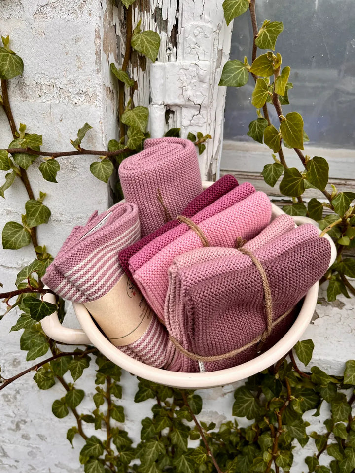 Solwang - Gestricktes Handtuch Orchidee BIO