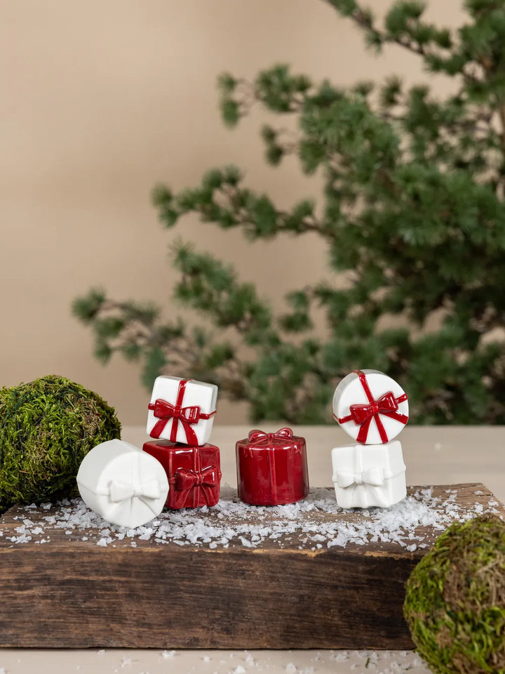 Storefactory Weihnachtsdeko Dekofigur Geschenk White