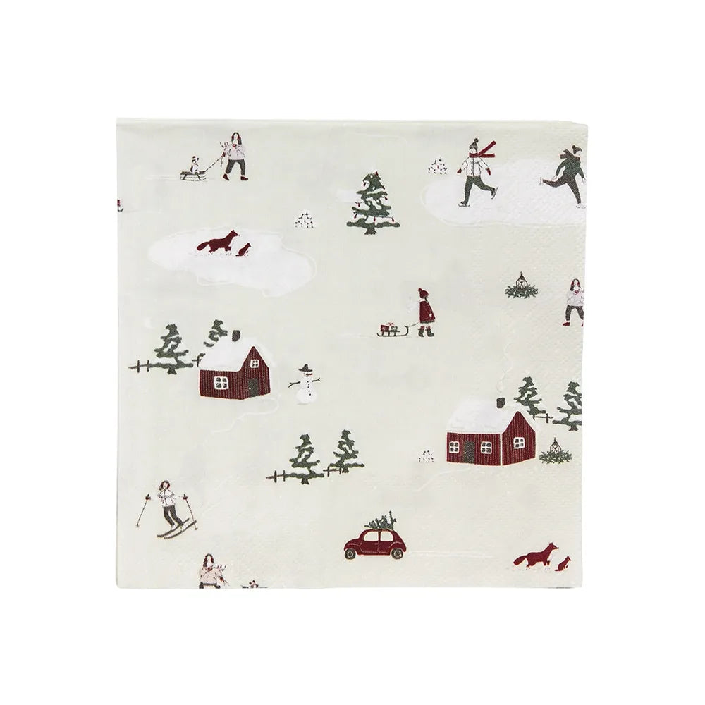 Strömshaga Serviette Land Pack 33 X 33 cm Multi