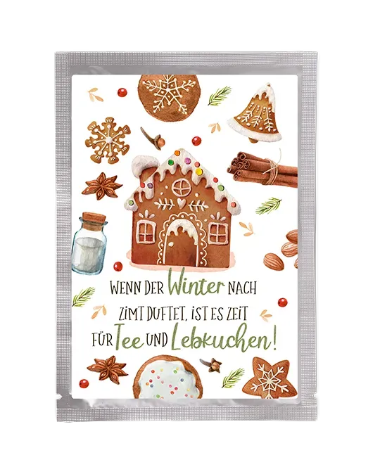 Theodor Maass Tee Postkarte Lebkuchenbäckerei 155 mm