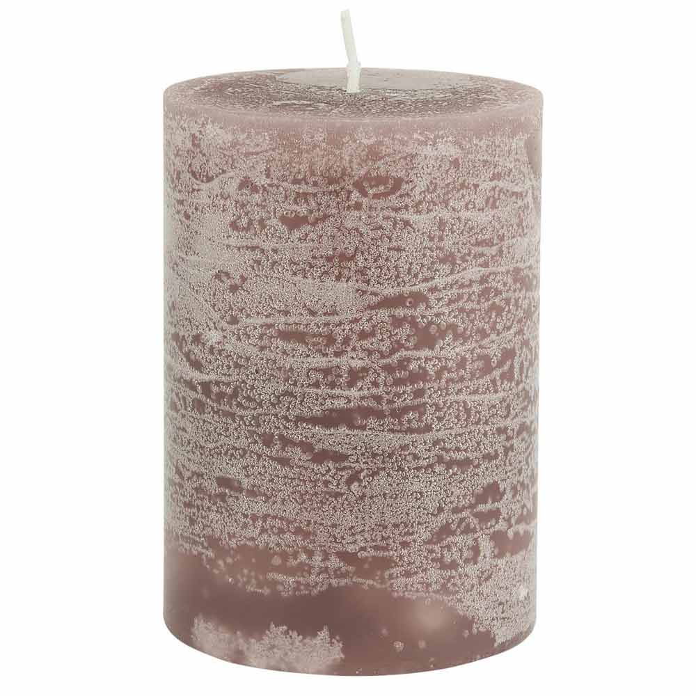 Ib Laursen - Rustikale Kerze Höhe: 10 cm