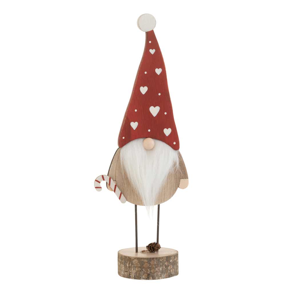 J-Line - Weihnachtsmann Wichtel auf Fuß