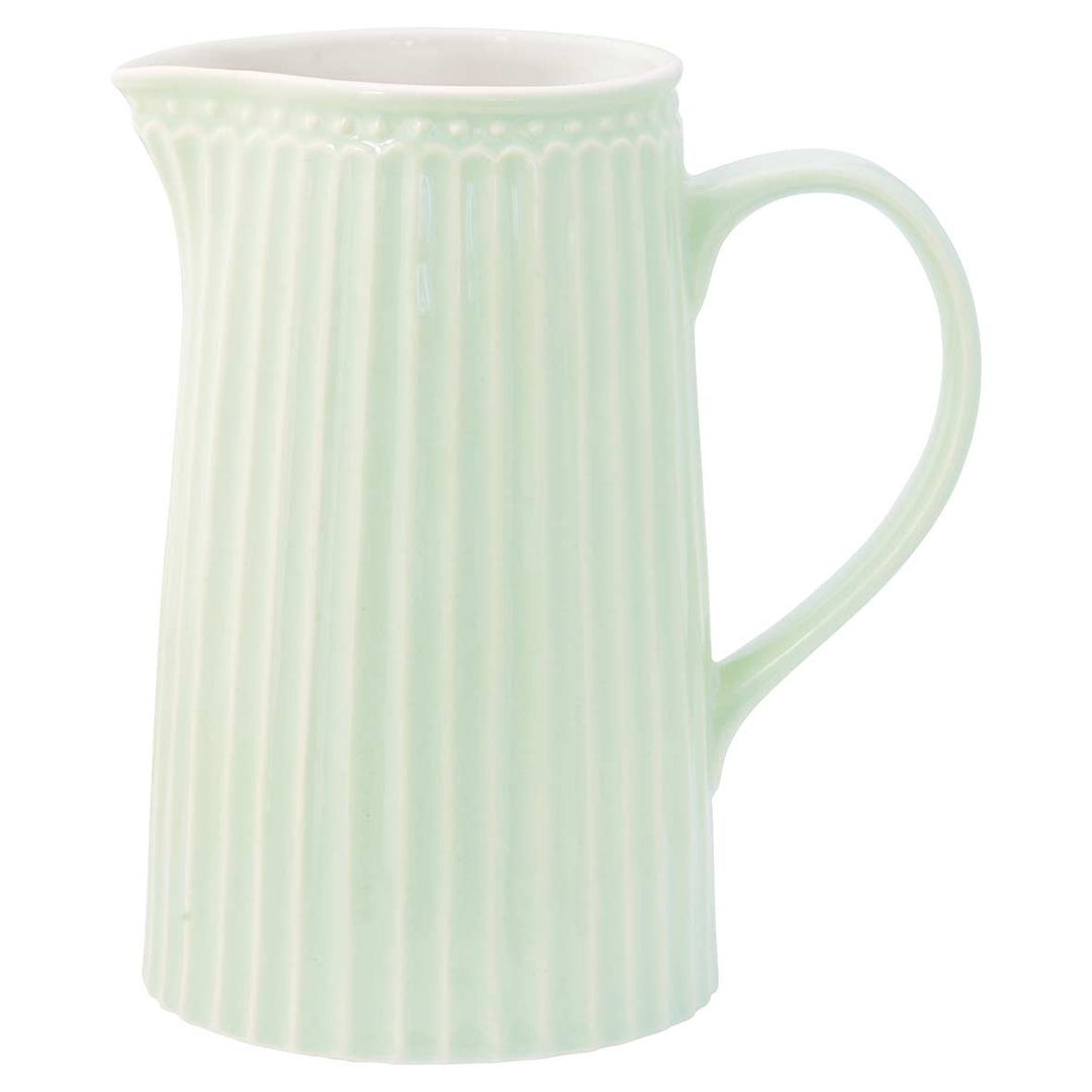 GreenGate - Alice Krug 1 Liter Keramikkrug mit vertikalen Rillen.