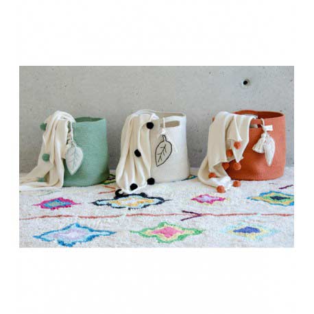 Basket - Lorena Canals Leaf Green