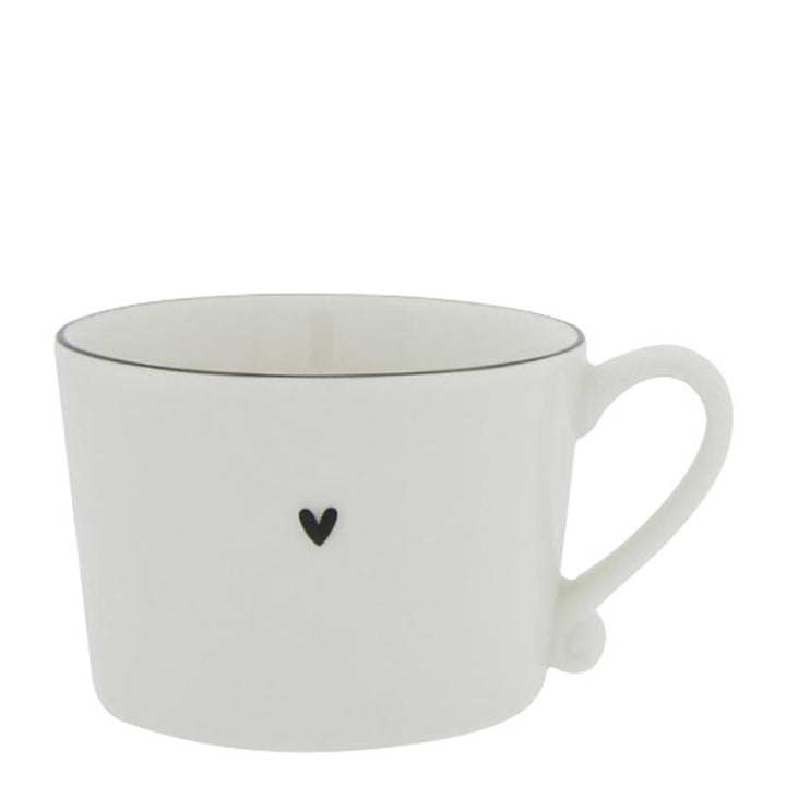Bastion Collections - Tasse Herz schwarzer Rand