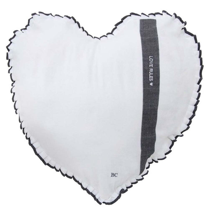 Bastion Collections – Kissen Herzform mit Füllung Follow Your Heart