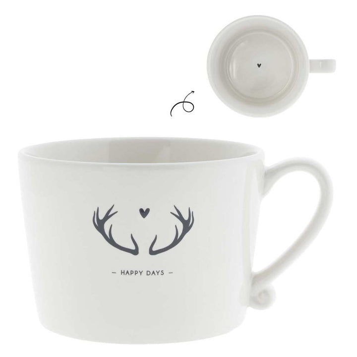 Bastion Collections - Tasse Happy days Hirsch
