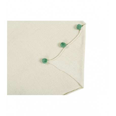 Lorena Canals - Strickdecke Blanket Bubbly Natural Green