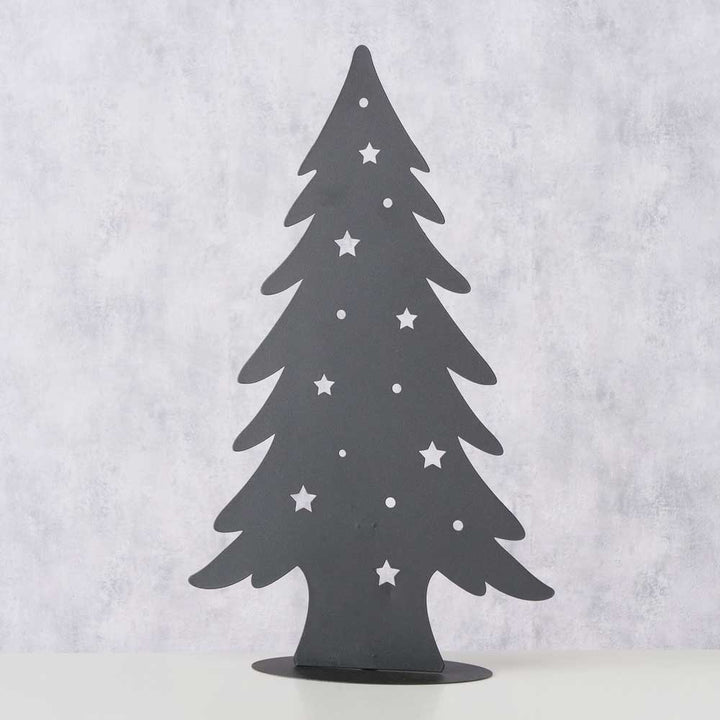 Boltze - Weihnachtsbaum Metall schwarz Höhe: 61 cm