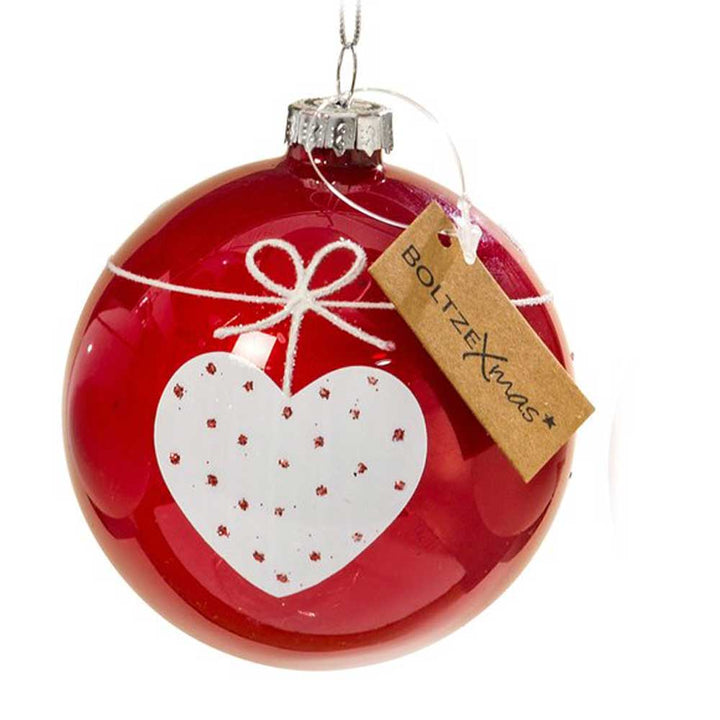 Boltze - Weihnachtskugel Gerdi Herz & Stern