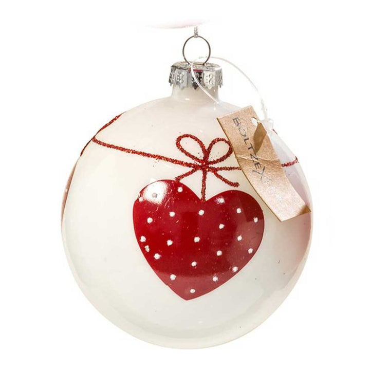 Boltze - Weihnachtskugel Gerdi Herz & Stern