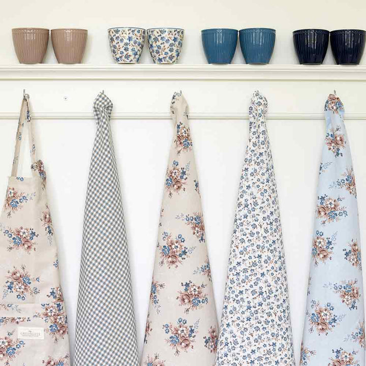 GreenGate - Theodora Geschirrtuch dusty blue