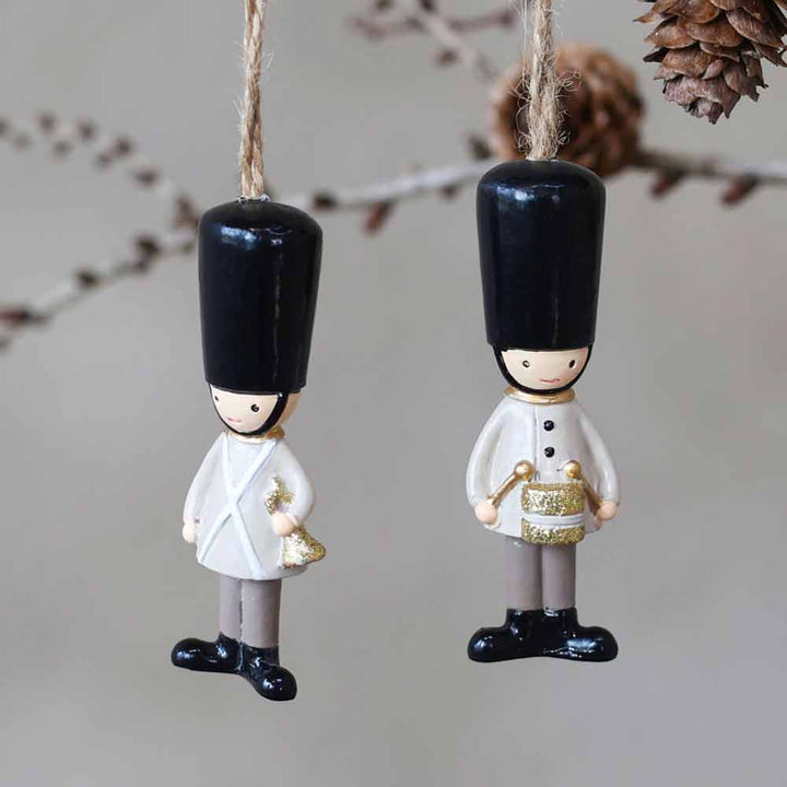 Chic Antique - Anhänger Soldaten Orchester 2er-Set antique latte