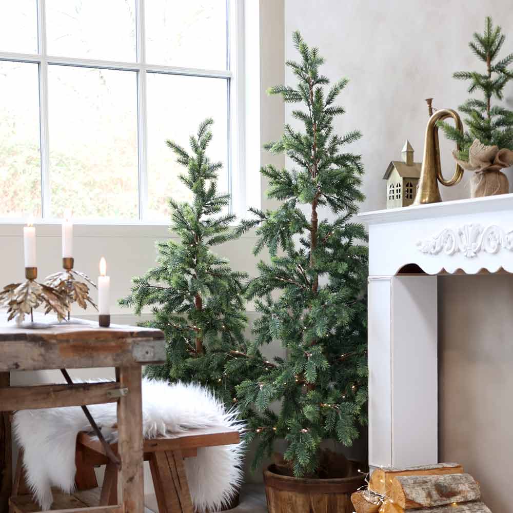 Chic Antique - Fleur Tanne mit LED Höhe: 125-150 cm