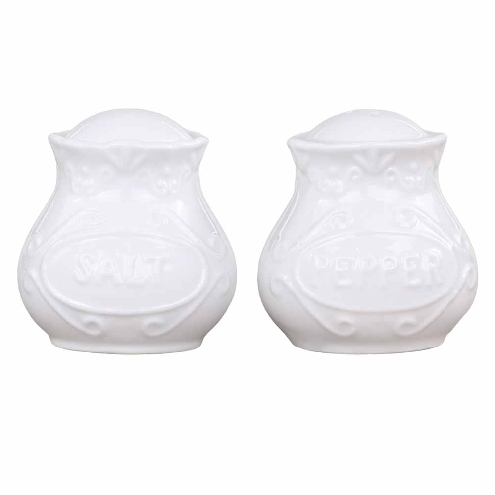 Chic Antique - Provence Salz & Pfeffer 2er-Set weiß
