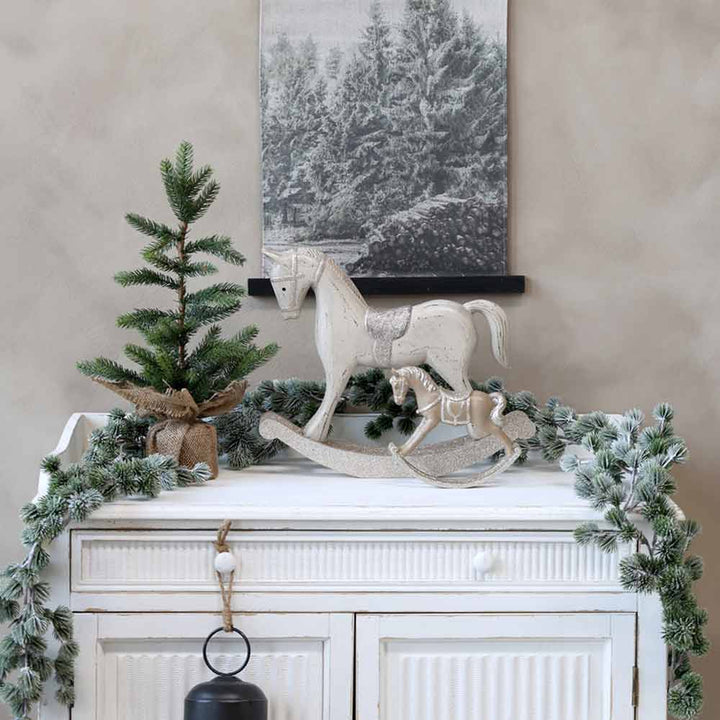Chic Antique - Schaukelpferd mit Glitzer large